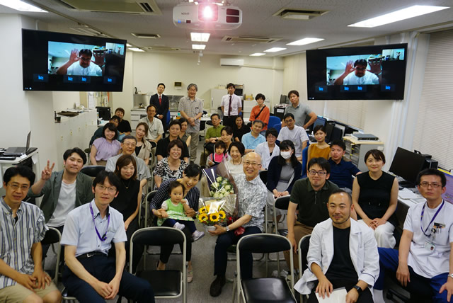 中里教授 還暦祝賀会の様子